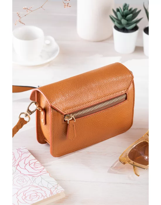 Hakiki Deri Kadın Askılı Çanta Satchel Bag