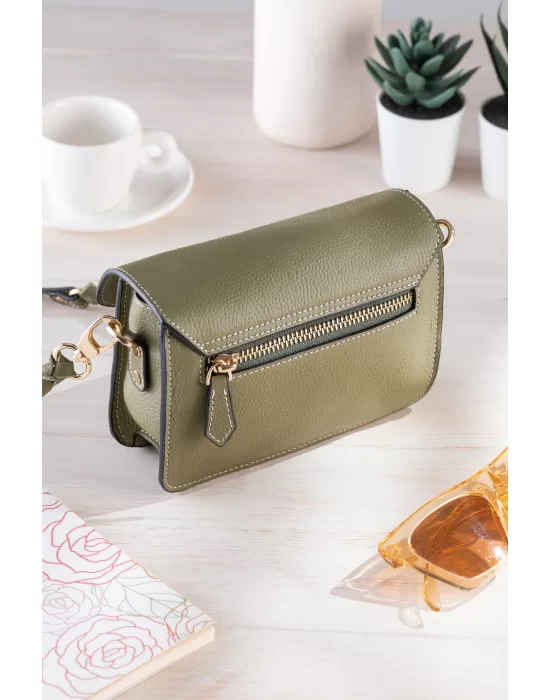 Hakiki Deri Kadın Askılı Çanta Satchel Bag