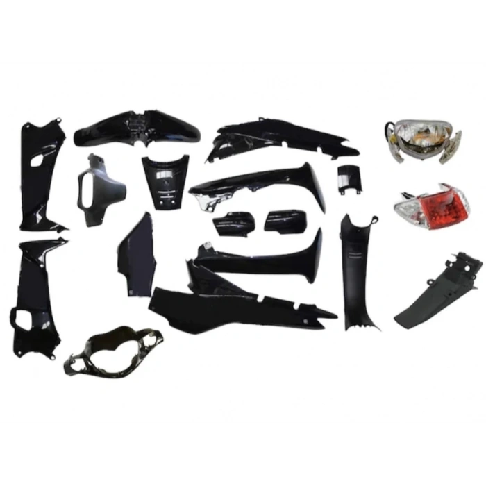 CUB ÇELİK SİYAH KAPORTA SETİ FAR STOP DAHİL