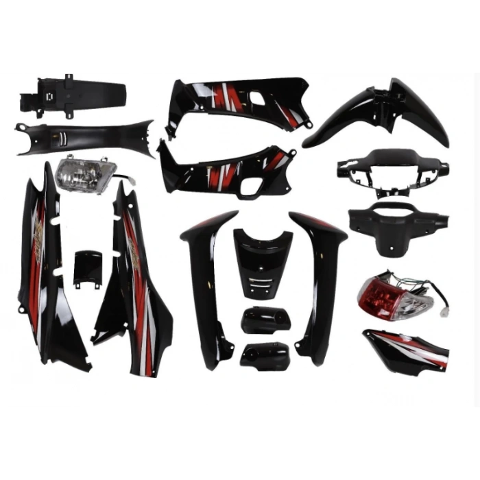 LIFAN KAPORTA SET SİYAH CUB -FAR STOPLU ETİKETSİZ