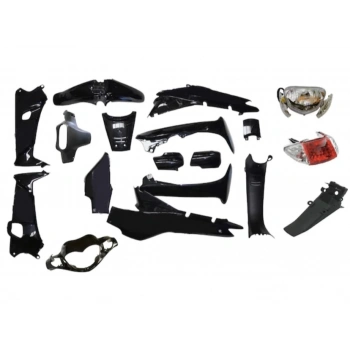 CUB ÇELİK SİYAH KAPORTA SETİ FAR STOP DAHİL