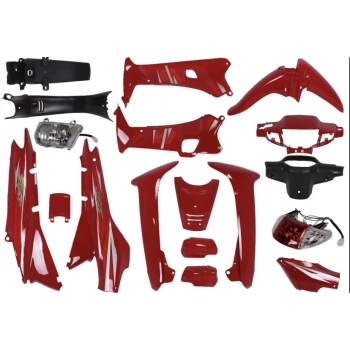 LIFAN KAPORTA SET KIRMIZI CUB FAR STOPLU ETİKETSİZ