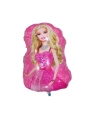 Barbie 4 Yaş Balon Seti Barbie Konsept Parti Barbie Pembe Doğum Günü Balon Seti