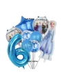 Karlar Ülkesi Frozen Konsept 6 Yaş Doğum Günü Balon Set Frozen Elsa Temalı Balon Set