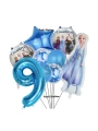 Karlar Ülkesi Frozen Konsept 6 Yaş Doğum Günü Balon Set Frozen Elsa Temalı Balon Set