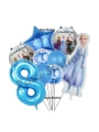 Karlar Ülkesi Frozen Konsept 6 Yaş Doğum Günü Balon Set Frozen Elsa Temalı Balon Set