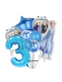 Karlar Ülkesi Frozen Konsept 6 Yaş Doğum Günü Balon Set Frozen Elsa Temalı Balon Set