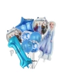 Karlar Ülkesi Frozen Konsept 6 Yaş Doğum Günü Balon Set Frozen Elsa Temalı Balon Set