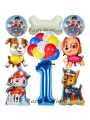 Paw Patrol 2 Yaş Balon Set Paw Petrol Marshall Chase Skye Rubble Doğum Günü Parti Folyo Balon Seti