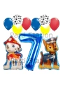 Paw Patrol Balon Seti Paw Petrol 1 Yaş Balon Seti Paw Patrol Doğum Günü Set Marshlall Chase