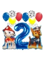 Paw Patrol Balon Seti Paw Petrol 1 Yaş Balon Seti Paw Patrol Doğum Günü Set Marshlall Chase