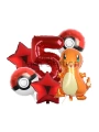 Pokemon Charizard Konsept 2 Yaş Balon Set Pokemon Çarizart Doğum Günü Folyo Balon Set