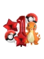 Pokemon Charizard Konsept 2 Yaş Balon Set Pokemon Çarizart Doğum Günü Folyo Balon Set