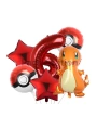 Pokemon Charizard Konsept 2 Yaş Balon Set Pokemon Çarizart Doğum Günü Folyo Balon Set