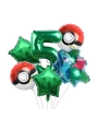 Pokemon Charizard Konsept 4 Yaş Balon Set Pokemon Çarizart Doğum Günü Folyo Balon Set