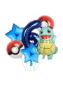 Pokemon Squirtle Konsept 6 Yaş Balon Set Pokemon Squirtle Balon Doğum Günü Folyo Balon Set