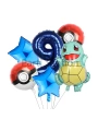 Pokemon Squirtle Konsept 6 Yaş Balon Set Pokemon Squirtle Balon Doğum Günü Folyo Balon Set