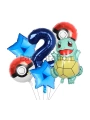 Pokemon Squirtle Konsept 6 Yaş Balon Set Pokemon Squirtle Balon Doğum Günü Folyo Balon Set