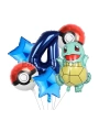 Pokemon Squirtle Konsept 6 Yaş Balon Set Pokemon Squirtle Balon Doğum Günü Folyo Balon Set