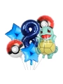 Pokemon Squirtle Konsept 6 Yaş Balon Set Pokemon Squirtle Balon Doğum Günü Folyo Balon Set