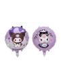 Sanrio Kuromi 7 Yaş Mor Renk Balon Set Anime Hello Kitty Kuromi Konsept Doğum Günü Balon Set