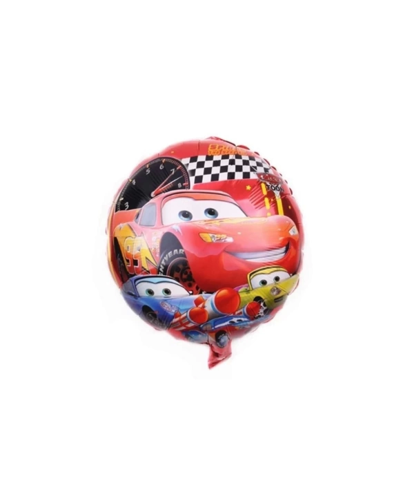 Cars Arabalar Şimşek Mcqueen Yarış Arabası Konsept 1 Yaş Balon Set Cars Arabalar Doğum Günü Set