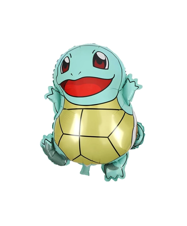 Pokemon Squirtle Konsept 8 Yaş Balon Set Pokemon Squirtle Yıldız Balon Doğum Günü Folyo Balon Set