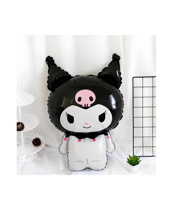 Sanrio Black Kuromi 4 Yaş Balon Set Anime Kawaii Kuromi Konsept Doğum Günü Balon Set