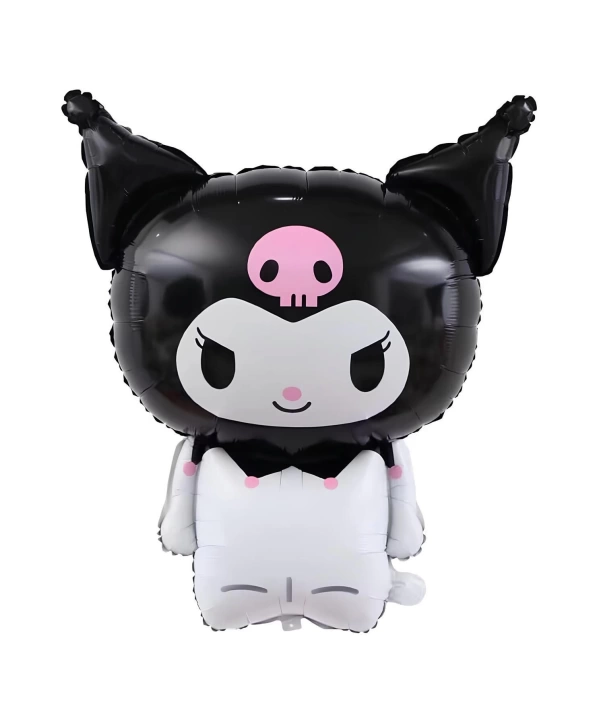 Sanrio Kuromi 7 Yaş Mor Renk Balon Set Anime Hello Kitty Kuromi Konsept Doğum Günü Balon Set