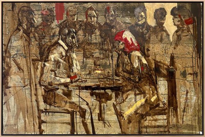 The Mysterious Story of Table Oil Painting | Simurg Art Gallery