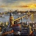 Light Falling Upon the Golden Horn Oil Painting