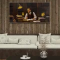 Atatürk and State Wisdom Oil Painting