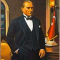 The Silence of Mustafa Kemal Oil Painting