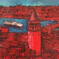 Istanbul in Colors Oil Painting