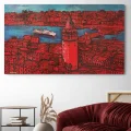 Istanbul in Colors Oil Painting