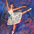 Rhythmic Elegance Oil Painting