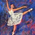 Rhythmic Elegance Oil Painting