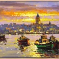 Istanbul on the Edge of Time Oil Painting