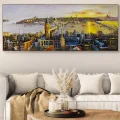 Sunset from Galata Oil Painting