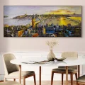Sunset from Galata Oil Painting
