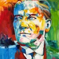Contemporary Leader in Colors Oil Painting