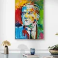 Contemporary Leader in Colors Oil Painting