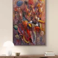 Soyut Konçerto Yağlı Boya Tablosu