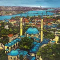 Fatih Sultan Camii Yağlı Boya Tablosu