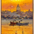 Golden Traces of Evening Oil Painting