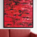 Kırmızının Ötesi Yağlı Boya Tablosu