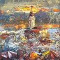 Horizon of Üsküdar Oil Painting