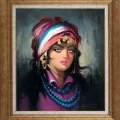 Persian Beauty Oil Painting
