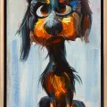 The Mischievous Dog Oil Painting