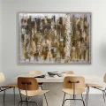 Toprak Tonları Siparişe Özel Soyut Yağlı Boya Tablo